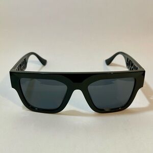 Versace Black Rectangular Sunglasses